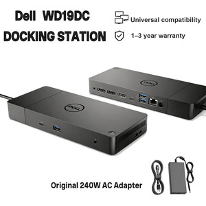 Base de Conexión para <span class=keywords><strong>Laptop</strong></span> <span class=keywords><strong>Dell</strong></span> WD19DC, Adaptador Hub USB de 240W, Base para Dos Monitores, Hub USB con Alimentación - Product Image 2