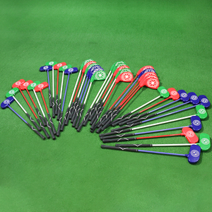 Tragbares Mini-Golf-Putter-Set mit Junior-Golf griffen und Zubehör für Rechtshänder - Product Image 5