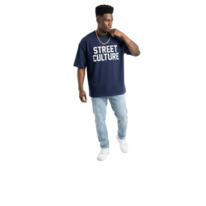 Camiseta de Hombre Personalizada con Impresión Serigráfica, Mezcla de Algodón y Poliéster, Corte Holgado, Logotipo Personalizado, OEM, ODM - Product Image 1