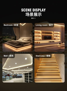Easy Install 24V COB LED <b>Strip</b> Light 320LEDs/m High Density Dotless Flexible Tape 3000K 4000K 6500K Smart WiFi Control IP20 <b>PVC</b> - Product Image 5