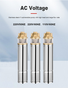 <span class=keywords><strong>Bomba</strong></span> Sumergible para Pozos Profundos de Acero Inoxidable Serie 4SKM de 4 Pulgadas, 110V 220V 50Hz 60Hz, Alto Caudal y Gran Elevación - Product Image 5