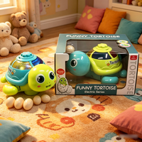 Tortue électrique pondeuse de œufs avec lumière, directement de l'usine, cadeau promotionnel OEM, jouet tortue marchante pondeuse de œufs de dessin animé