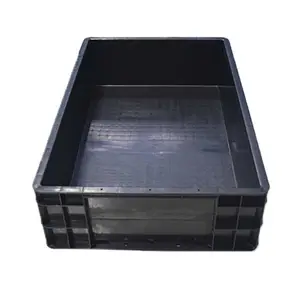 Industrial Design ESD Plastic Stacking Container Anti-Static Turnover Logistics Box for Tools and Electronic Components Storage