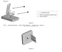 Winnix 840MHz- 960MHz Antenne RFID longue portée étanche de petite taille Antenne RFID UHF à polarisation circulaire extérieure