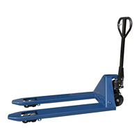 Transpalette manuel hydraulique ICHIMENS à fourches réglables pour manutention de matériaux, 2,5 tonnes, 540x1150mm, roues tandem en PU
