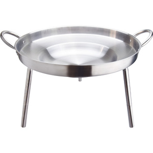 Sartén Redonda Multiusos <span class=keywords><strong>para</strong></span> Acampar al Aire Libre, <span class=keywords><strong>para</strong></span> Playa, Fogatas, de Gran Tamaño, Antiadherente, con 3 Patas, Sartén Redonda <span class=keywords><strong>para</strong></span> Acampar - Product Image 1