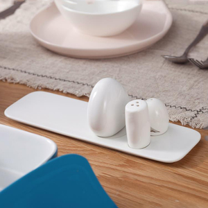 El logotipo del OEM de alta calidad rectángulo blanco porcelana bandeja sushi japonés de la placa de cerámica plato - Product Image 4
