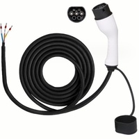 Câble de recharge standard européen pour véhicules à énergie nouvelle 7kW/32A, accessoire de tête de recharge Type 2, câble d'extension fabriqué en Chine