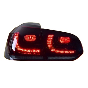Luces Traseras para Golf 6, Específicas para 12V, LED Modificadas con Efecto de Agua Fluida, Conjunto de Lentes de Luces Traseras XYY-TL-VW-Golf-0001'. Volk - Product Image 3