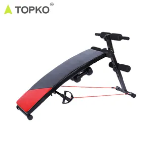 TOPKO वाणिज्यिक जिम में व्यायाम समायोज्य बेंच वजन उठाने डम्बल वजन बेंच को बैठने के साथ प्रेस झुकाना और गिरावट