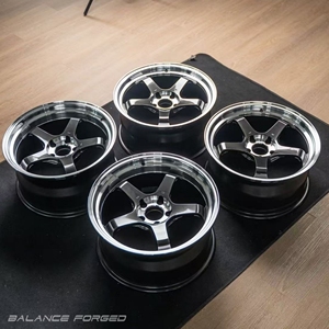 Jantes de voiture ADVAN Racing personnalisées, forgées, monobloc, couleur noire, 5 branches, en alliage, pour Rays Golf Toyota <span class=keywords><strong>Aygo</strong></span> Skoda Octavia - Product Image 3