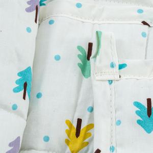 Kuang <b>Weighted</b> <b>Blanket</b> Small Tree Print Quilted Pure Cotton Pastoral Style Spring Autumn Four Seasons - Product Image 2