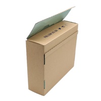 Joint auto-adhésif achats en ligne de soins de la peau boîte postale en carton ondulé noir rose manches longues boîte d'expédition boîte postale personnalisée