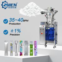 Machine automatique de remplissage et de scellage de sachets à coins arrondis pour poudre de suppléments alimentaires probiotiques 5g 10g 15g