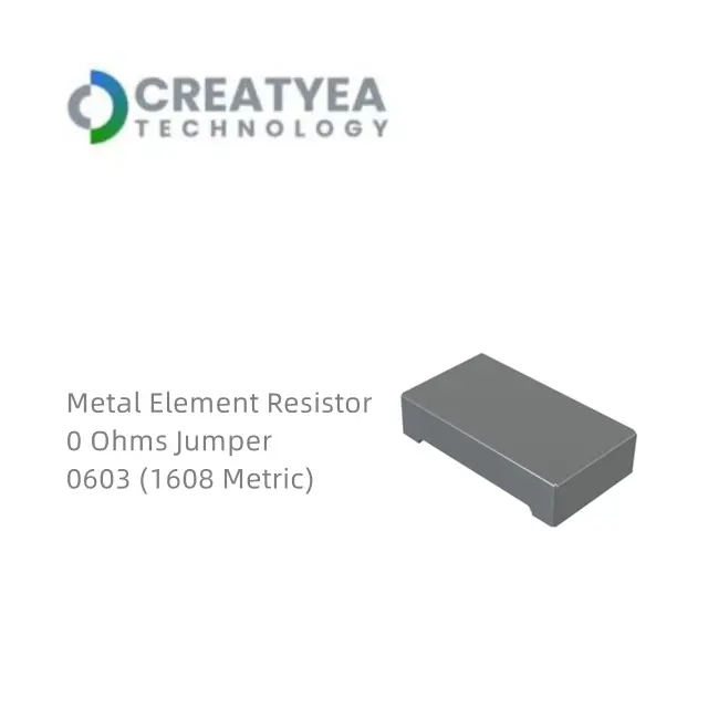 ( Creatyea ) Metal Element Resistor 0 Ohms Jumper 0603 (1608 Metric) 5111