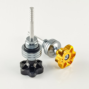 Jauge à huile de moto Qiangye 20 mm, design fleur de prunier, pour modification de moteur GY6, argent, noir, or, rouge, bleu - Product Image 1