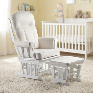 Mecedora moderna y cómoda OEM y ODM para guardería, acogedora silla Planeadora otomana para niños, muebles tapizados para el hogar para sala de estar - Product Image 1