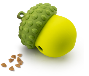 New Cute Fruit-shaped Silicone Slow Feeder for Dogs Interactive Toy Promoting Intelligence Teeth Cleaning Pet Food Dispenser
