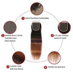 Nhà Máy Bán Buôn 100% Brazil Trinh Nữ Tóc 3 Bó Tự Nhiên/Nâu/Đỏ Brazil Tóc Weave - Product Image 5