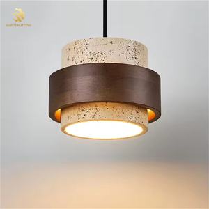 Luxe Moderne Minimaliste LED Lampe Jaune Pierre Pendentif Lumière pour Couloir Chambre Balcon Salon Plafond Décoration - Product Image 6