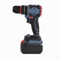 Perceuse à percussion sans balais 21V à contrôle de couple, batterie lithium, tournevis électrique, outil électrique pratique à bas prix
