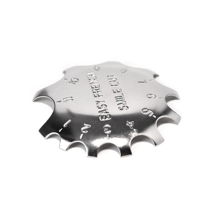 Plaque de gabarit en acier inoxydable pour coupe française et ligne sourire, outil de découpe multi-styles pour la création de motifs d'ongles DIY - Product Image 5