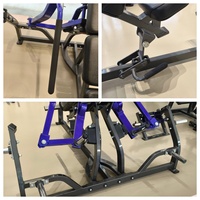 Kpeakfit Gym Plate Loaded Commercial Fitness Equipment Steel Adjustable Butterfly Chest Press Machine Gym Strength Training