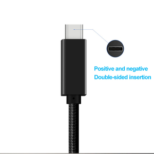 La policía de 100W 10Gbps de transferencia de datos USB <span class=keywords><strong>3</strong></span>,1 tipo c 5A Cable con E-mark Chip - Product Image 2