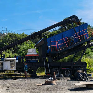 Concasseur à cône mobile sur pneus pour matériaux moyens à fins, forte maniabilité, pour le concassage de galets, usine - Product Image 4
