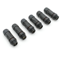 Connecteur étanche M12 IP67 IP68 à souder, 2 à 7 broches, femelle et mâle, pour câbles de capteurs industriels et bus de terrain Ethernet