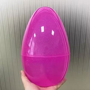 Nouveauté 2026 : Œufs en plastique vides géants de 10 pouces pour décorations de fêtes, coquilles d'œufs de Pâques simulées - Product Image 1