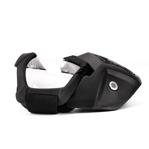 CS Game panahan masker Paintball pelindung lapangan penjaga wajah penuh dapat disesuaikan perlengkapan panahan Tag helm masker wajah untuk anak-anak dewasa - Product Image 5