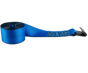 5400 Lbs 4 Inch 30 ft US Standard Cargo Lashing Control Flatbed Winch Strap 100% Poliéster + Metal Castle - Product Image 2