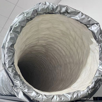 Machine à conduits de ventilation flexible en aluminium durable à double couche pour climatisation