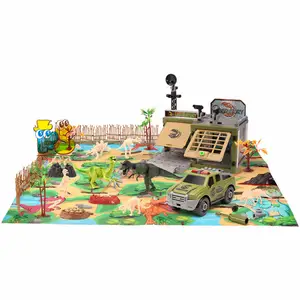 Дети Обучающие diy динозавр игрушка рай динозавр собранная игрушка стебель разобрать транспортное средство лабораторный набор