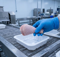 Cuisses de poulet congelées Halal en gros, demi-cuisses de poulet congelées pour l'exportation, cuisses de volaille IQF