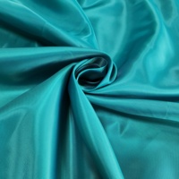 Mode 240T 100% polyester teinture tissu sergé effet brillant léger pour doublure et vêtements