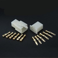 Connecteur de capteur moto BK 6 broches 2,8 mm DJ7061A-2.8-11/21, prise de câble automobile, contact en cuivre 5A, boîtier ABS, indice de protection IP67