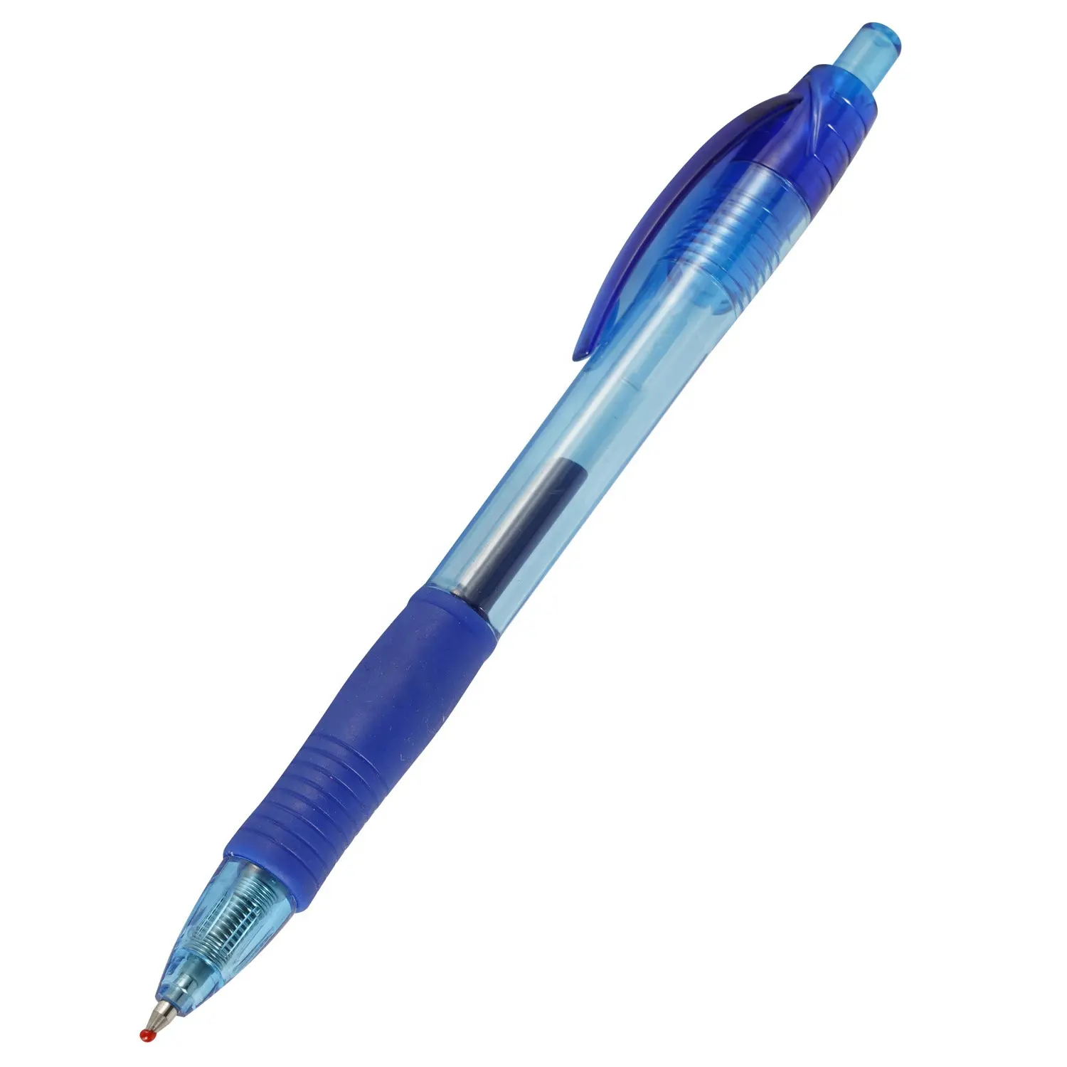 도매 하이 퀄리티 중국 제조 업체 OEM 판촉 플라스틱 0.7mm 리필 사용자 정의 로고 사무실 블루 젤 inl 펜