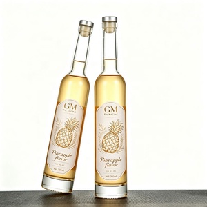 Botella de Vidrio para Licores Personalizada Ecológica en Oferta, 750 ml, Transparente, Mate, Delgada, para <span class=keywords><strong>Vino</strong></span>, Vodka, Ginebra, Ron, Alcohol, <span class=keywords><strong>Vino</strong></span> Helado, con Tapón de Corcho - Product Image 2