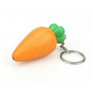 Customizable Plastic Keychain with Eco-Friendly Materials in Cartoon Style