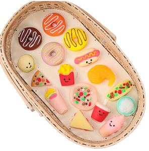 Juguete Sensorial Antiestrés Kawaii de Comida Rápida, Elástico y Blandito, con Forma de Donut, Hamburguesa y Mochi, Ideal como Recuerdo de Fiesta para Niños y Niñas - Product Image 1
