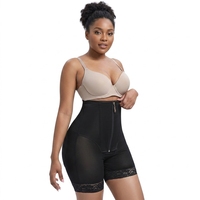 Nouveau pantalon gainant taille haute à 4 baleines, trois rangées de boutons, fermeture éclair, en nylon polyamide sans couture, effet ventre plat et rehausseur de fesses en forme de pêche