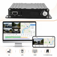 Cámara Impermeable de Alta Resistencia 1080P, Monitor para Auto, Sistema DVR Móvil 4G, 4 Canales, CMSV6, Rastreo GPS en Vivo, Tarjeta SD, para Camiones y Vehículos