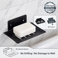 Support mural auto-adhésif en acier inoxydable pour savon, écologique, moderne, auto-drainant, étanche, sans perçage, pour douche
