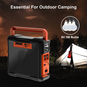 <span class=keywords><strong>Mini</strong></span> xách tay năng lượng mặt trời Máy phát điện Set với Bluetooth Loa điện thoại di động sạc trong nhà ngoài trời khẩn cấp ánh sáng - Product Image 3