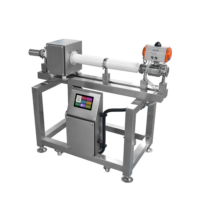 YWANTEST YW-DL Automatic Liquid Metal Separator Food Metal Detector 304 Stainless Steel CE Certified for Sauce Pipeline Use