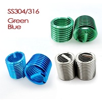 Stainless Steel DIN GB Metric Wire Threaded Insert Sleeve Helical Recoil Thread Inserts M1.6 to M120 for Metal