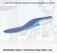 Impression 3D de semelles intérieures personnalisées de soutien de la voûte plantaire Semelles intérieures fabriquées à la main CNC pour chaussures