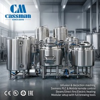 200L 300L Microbrouwerijapparatuur voor brouwerij kleine brouwsystemen
